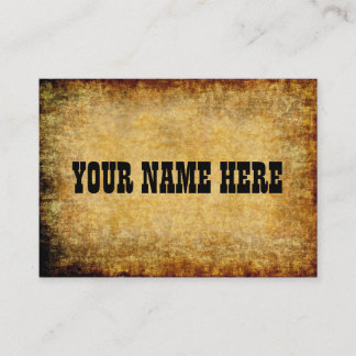 古い羊皮紙の~ 名刺