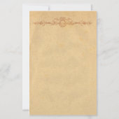 古い羊皮紙(オーナメント文房具) 便箋 (裏面)