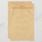 古い羊皮紙(オーナメント文房具) 便箋 (正面/裏面)