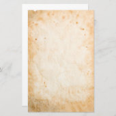 古い羊皮紙、グランジなスタイルの文房具 便箋 (正面/裏面)