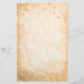 古い羊皮紙、グランジなスタイルの文房具 便箋 (正面)