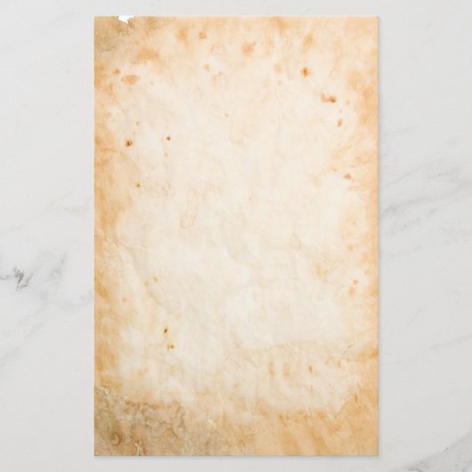古い羊皮紙、グランジなスタイルの文房具 便箋 (正面)
