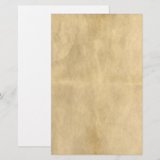 古い羊皮紙 便箋 (正面/裏面)