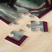 古い老婆-パズル ジグソーパズル (側面)