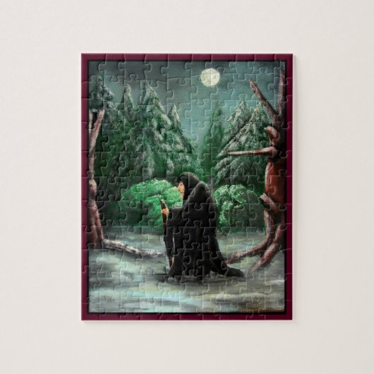 古い老婆-パズル ジグソーパズル (縦)