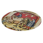 古い肉屋 カッティングボード (角)