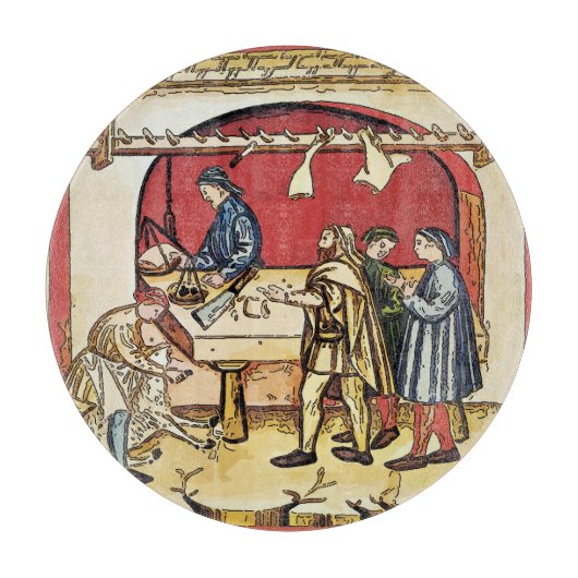 古い肉屋 カッティングボード (正面)