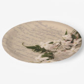 古い脚本のジャスミン ペーパープレート (アングル)