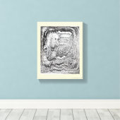 古い脳からの思い出 キャンバスプリント (インサイチュ (ウッドフロア))