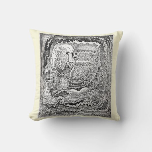 古い脳からの思い出 クッション (正面)