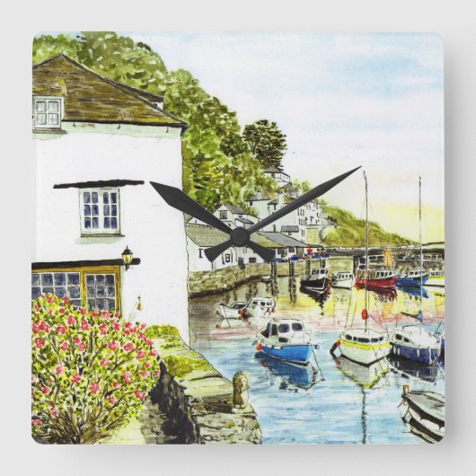 「古い腕時計の家」の時計 スクエア壁時計 (正面)