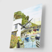 「古い腕時計の家」の時計 スクエア壁時計 (傾斜)