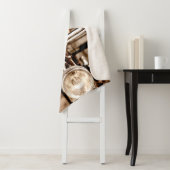 古い自転車と花ぼやけがバックグラウンドで シェルパブランケット (インサイチュ)