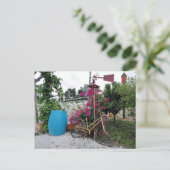 古い自転車はがき ポストカード (スタンド正面)