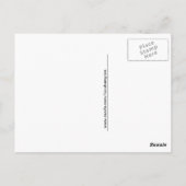 古い自転車はがき ポストカード (裏面)