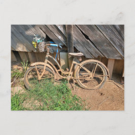  古い自転車 ポストカード