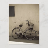古い自転車 ポストカード (正面)