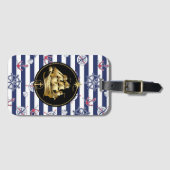 古い航海の販売船 ラゲッジタグ (正面横)