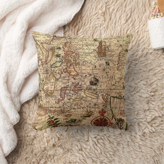 古い航行 クッション (ブランケット)