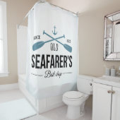 古い船乗りの餌の店 シャワーカーテン (インサイチュ)