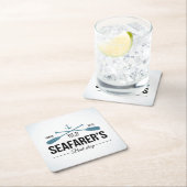 古い船乗りの餌の店 スクエアペーパーコースター (インサイチュ)