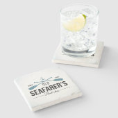 古い船乗りの餌の店 ストーンコースター (横)