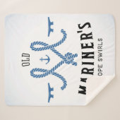 古い船員ポスター シェルパブランケット (正面(横))