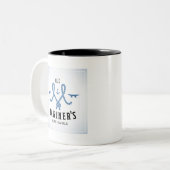 古い船員ポスター ツートーンマグカップ (正面左)