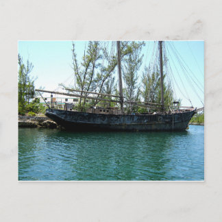 古い船 ポストカード