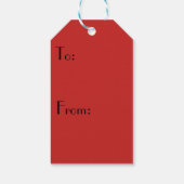 古い良いギフトラベル ギフトタグ (裏面)