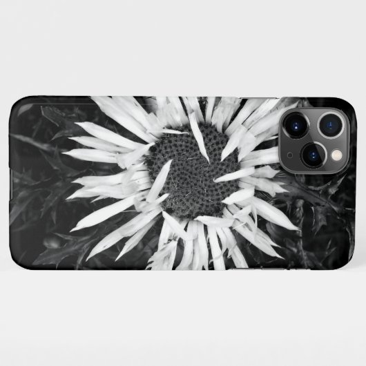 古い花 iPhoneケース (裏面横)