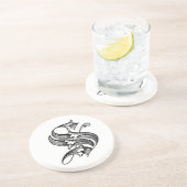 古い英国のイニシャルSのコースター コースター (側面)