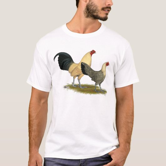 古い英国のクリーム色のキンボウゲ Tシャツ (正面)