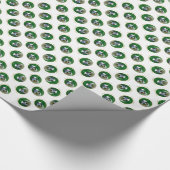 古い英国のシェプドッグ平和 ラッピングペーパー (角)