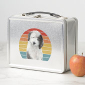 古い英国のシープドッグのギフトヴィンテージDulux Dog S メタルランチボックス (インサイチュ)