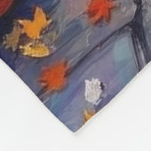 古い英国のシープドッグのトリックまたは治療ハロウィーン フリースブランケット (角)