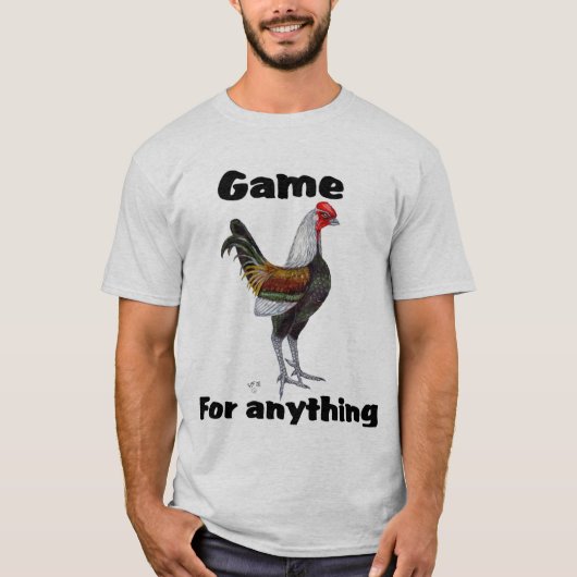 古い英国のチャボのTシャツ Tシャツ (正面)