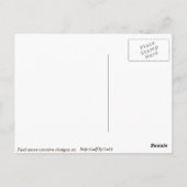 古い英国の国のコテージの郵便はがき ポストカード (裏面)