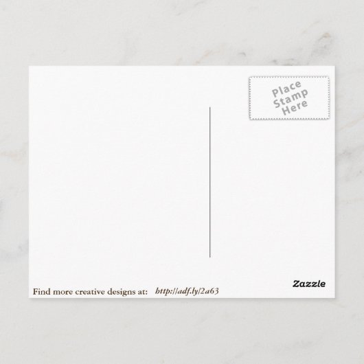 古い英国の国のコテージの郵便はがき ポストカード (裏面)