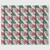 古い英国の牧羊犬のギフトの包装紙 ラッピングペーパー (フラット)