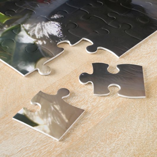 古い英国の牧羊犬のバランスをとるヒイラギ ジグソーパズル (側面)