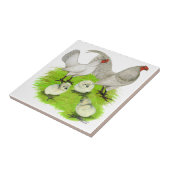 古い英国の自己の青い小型の家族 タイル (側面)