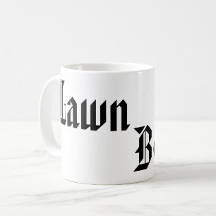 古い英国風の芝生の文字デザイン椀 コーヒーマグカップ