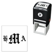 古い英語のイニシャル- Self-Inking Stamp セルフインキングスタンプ (インサイチュ)