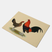 古い英語ゲームのバンタム： BB赤ペア ドアマット (アングル)