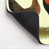 古い英語ゲームのバンタム： BB赤ペア マウスパッド (コーナー)