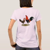 古い英語ゲームのバンタム： BB赤ペア Tシャツ (裏面)