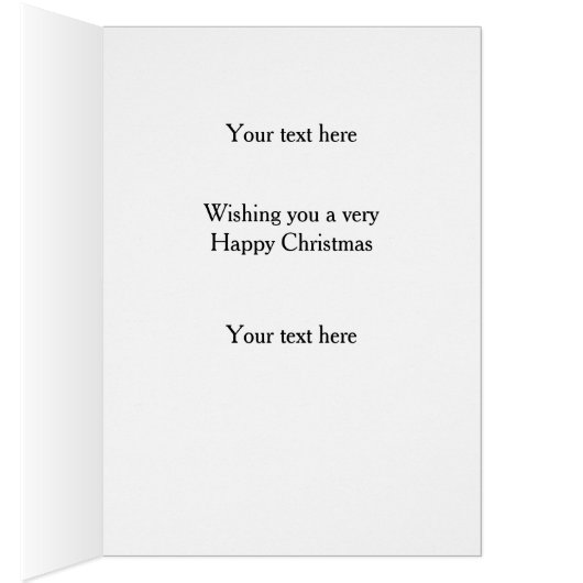 古い英語シェプドッグ'チーズ税'クリスマスカード (内側 (右))