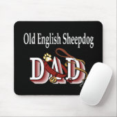 古い英語シェプドッグDadGives マウスパッド (マウス)