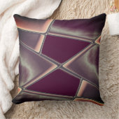 古い茶色がかった茶色がかったトラペーズ長方形の形 クッション (ブランケット)